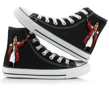 Michael Jackson Shoes Sneakers Sports Shoes High top Canvas Shoes  Unisex Casual Shoes Michael Jackson Gifts