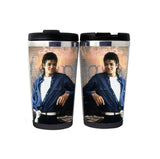 Michael Jackson Hrnek Nerezová ocel 400 ml Káva Šálek čaje Pivo Stein Michael Jackson Dárky k narozeninám Vánoční dárky
