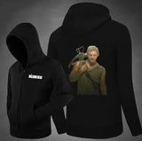 The Walking Dead Daryl Dixon Zipper Hoodie Coats Outwear Hooded Jacket Sweater Pullover Daryl Dixon Gifts Christmas Gifts