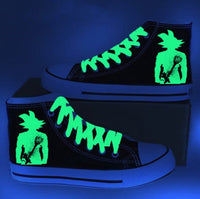 Dragon Ball Z Goku Luminous High Top plátěné boty Unisex Osvětlené tenisky Sportovní boty Dragon Ball Z Cosplay Dárky k narozeninám Vánoční dárky