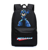 Megaman Rockman Canvas Bag Backpack Satchel School Bag Travel Backpack  Shoulder bag Gifts