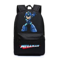 Megaman Rockman Canvas Bag Backpack Satchel School Bag Travel Backpack  Shoulder bag Gifts