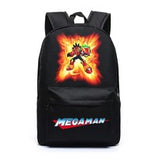 Megaman Rockman Canvas Bag Backpack Satchel School Bag Travel Backpack  Shoulder bag Megaman Gifts