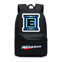 Megaman Rockman Canvas Bag Backpack Satchel School Bag Travel Backpack  Shoulder bag Megaman Gifts