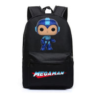 Megaman Rockman Canvas Bag Backpack Satchel School Bag Travel Backpack  Shoulder bag Megaman Gifts