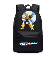 Megaman Rockman Canvas Bag Backpack Satchel School Bag Travel Backpack  Shoulder bag Megaman Gifts