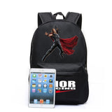 Superhero Thor Canvas Bag Backpack Satchel School Bag Travel Backpack Shoulder bag Gifts