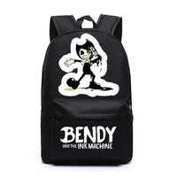 Bendy Backpack Bendy and Ink Machine School bag Travel bag Shoulder Canvas bag Gifts