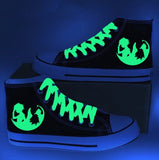 Hunter x Hunter Luminous High top Canvas Shoes Cozy Sneakers Sports Shoes Unisex Casual Shoes Hunter x Hunter  Birthday Gifts Christmas Gifts