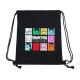 Hunter x Hunter Cotton Student Backpack School Bag Shopping Drawstring Bags