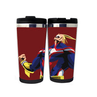 My Hero Academia all might Mug Stainless Steel Insulated Tumbler 400ml Coffee Tea Cup My Hero Academia Gifts Christmas Gifts