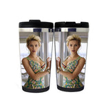 Scarlett Johansson Travel Mug Stainless Steel Insulated Tumbler 400ml Coffee Tea Cup Scarlett Johansson Gifts Christmas Gifts