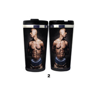 2PAC Tupac Amaru Shakur Hip-Hop Puppet Mug Tumbler Stainless Steel Camping Sports Drink Bottle Gifts