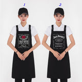 Unisex Funny Whiskey Crazy Bitch Apron Adjustable Bib Pockets Apron Baking Chefs Kitchen Cooking Cleaning Apron