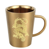 Dragon Golden Coffee Mug