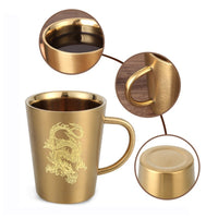 Dragon Golden Coffee Mug