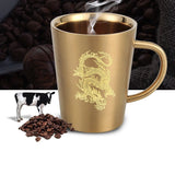 Dragon Golden Coffee Mug