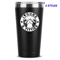 Guns and Titties Funny Coffee Mug