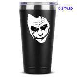 Hrnek na kávu Joker 20 OZ Nerezová izolovaná sklenice Pivní šálek Zábavný cestovní hrnek Nový dárek
