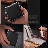 Supernatural Leather Pocket Cigarette Tobacco Case Box Holder For Smoking Business CardsHolder Storage Supernatural Gifts