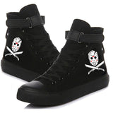 Jason Voorhees Shoes High top Canvas Shoes Cozy Sneakers Sports Shoes Unisex Casual Shoes Horror Movie Gifts