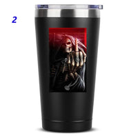 Grim Reaper Skull Coffee Mug