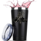 Grim Reaper Skull Coffee Mug