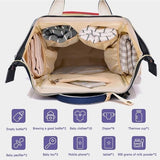11 barev Ženy Mumie Těhotenská taška na zip Cestovní batoh Kabelka Taška na plenky