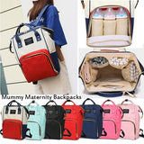 11 Colors Women Mummy Maternity Zipper Bag Travel Backpack Handbag Diaper Bag