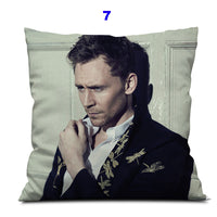 Tom Hiddleston Zipper Pillow Case Loki Sofa Car Pillow Cover Home Decorative