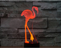 Led lampa Flamingo 7 změn barvy LED stolní lampa Flamingo Dětské dárky Vánoční dárky