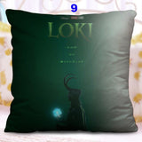 Tom Hiddleston Loki Zipper Pillow Case Loki Sofa Car Pillow Cover Home Decorative