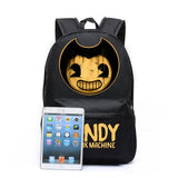 Bendy Backpack Bendy and Ink Machine School bag Travel bag Shoulder Canvas bag Gifts