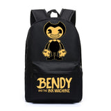 Bendy Backpack Bendy and Ink Machine School bag Travel bag Shoulder Canvas bag Gifts