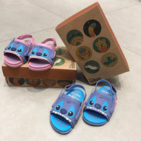 Mini Melissa Stitch Sandal Toddler Kid Slippers Beach Slide Stitch Gifts