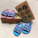 Mini Melissa Stitch Sandal Toddler Kid Slippers Beach Slide Stitch Gifts