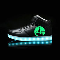 Kingdom Hearts Shoes Light Up Shoes Colorful Flashing LED Luminous Shoes