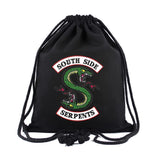 Riverdale Southside Serpents Top Backpack for Travel Drawstring School Bags Drawstring Bags Gym Bag